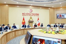 越南工贸部副部长潘氏胜与秘鲁外交部副部长Félix Denegri Boza 27日在河内共同主持越南-秘鲁政府间联合委员会第三次全体会议。