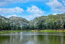 欧婆池（Ao Bà Om）名胜遗迹。