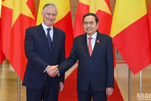 越南国会主席陈青敏会见比利时国王菲利普·利奥波德·路易·马里【组图】