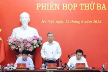 苏林主席发表指导性讲话。（图片来源：越通社）