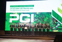 5月9日上午，越南工商联在河内举行仪式，公布2023年省级竞争力指数和省级绿色指数。