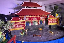 越南水上木偶与法国公众见面。