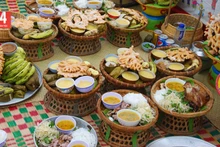 附图：占族同胞独特的美食文化。（图片来源：VOV）