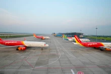 附图：越南国内航空业面临客机严重短缺状况。
