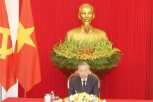 越共中央总书记、国家主席苏林与韩国总统尹锡悦通电话。