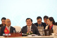 南工贸部副部长阮生日新在会上发表讲话。（图片来源：越通社）