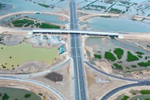 下龙-海防高速公路6公里700米段路口，该项目属于连接下龙-海防高速公路与338号省道的一期工程。