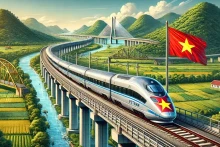 附图：北南高速铁路预计全长1541公里，时速350公里。