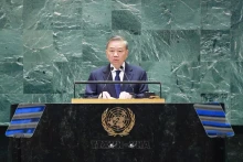 越共中央总书记、国家主席苏林参加2024年的第79届联合国大会高级别会议周是一件非常有意义的活动。 （图片来源：越通社） 