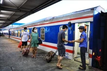 附图：越南铁路部门“今非昔比” 满足旅游高峰期出行需求。