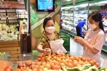 附图：2023年前7月河内市居民消费价格指数上涨近1%。