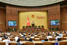 第十五届国会第七次会议会议场景。（图片来源：国会办公厅）