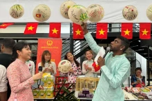 越南的展位。（图片来源：越通社）