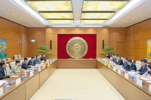 会谈全景。