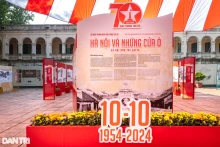 展示近200份有关河内城门的文献和图片。（图片来源：民智报）