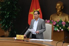 裴青山副总理在会上发表讲话。（图片来源：VGP）