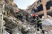 越南救援力量在土耳其开展救援工作。