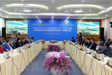 2023年春季国际友好交流会场景。