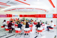 越南HD银行的业务活动。（图片来源：越通社）