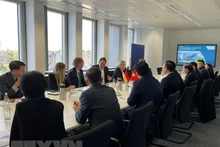 越德物流合作圆桌会议成功举办。（图片来源：越通社）