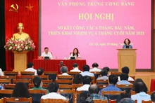 会议场景。（图片来源：越通社）