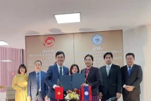 越南与老挝签署文书档案领域的合作谅解备忘录。（图片来源：越通社）