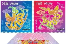 “甲辰年春节”邮票。（图片来源：daibieunhandan.vn）