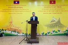越南驻泰国孔敬总领事朱德勇在活动上发言。