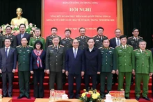 越南国家主席阮春福和各位代表。（图片来源：新河内报）
