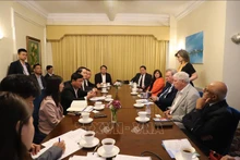 义安省投资潜力与合作机会推介研讨会场景。（图片来源：越通社）