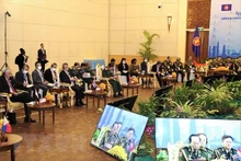 东盟国防部长与美国国防部长非正式会晤。（图片来源：越通社）