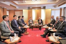越南政府副总理陈流光会见斯里兰卡总统。（图片来源：越通社）