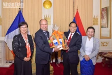 丁全胜大使和卡因大使。