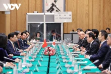 会谈场景。（图片来源：VOV）