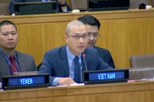 越南代表团副团长阮黄原。（图片来源：越通社）