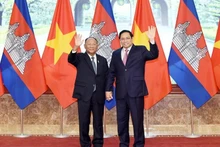 会见场景。（图片来源：人民军队报）