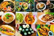 越南美食。