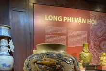 龙飞运会陶瓷系列的作品。（图片来源：nguyentrungthanh.org）