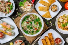 越南美食。