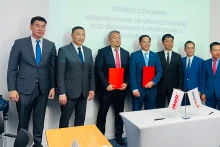 合作谅解备忘录签署仪式。