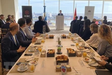 会见场景。（图片来源：越通社）