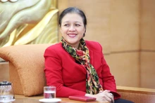 越南友好组织联合会主席阮芳娥大使。