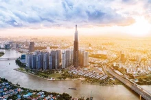 附图：胡志明市一角。