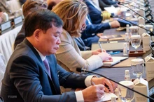 越南国防部副部长黄春战上将出席第20届香格里拉对话会。（图片来源：越通社）