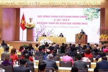 会见场景。（图片来源：越通社）