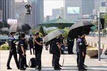 韩国首都首尔的极端天气。（图片来源：越通社/韩联社）