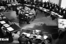 1954年5月8日，日内瓦会议开幕式。