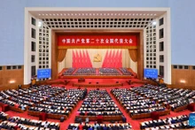 中国共产党第二十次全国代表大会场景。（图片来源：新华社）