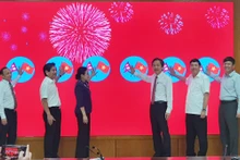 越南-尼泊尔友好协会新闻网开通仪式。（图片来源：vietnamnet.vn）