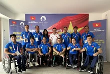 2024年巴黎残奥会越南残疾人体育代表团。（图片来源：vov.vn）